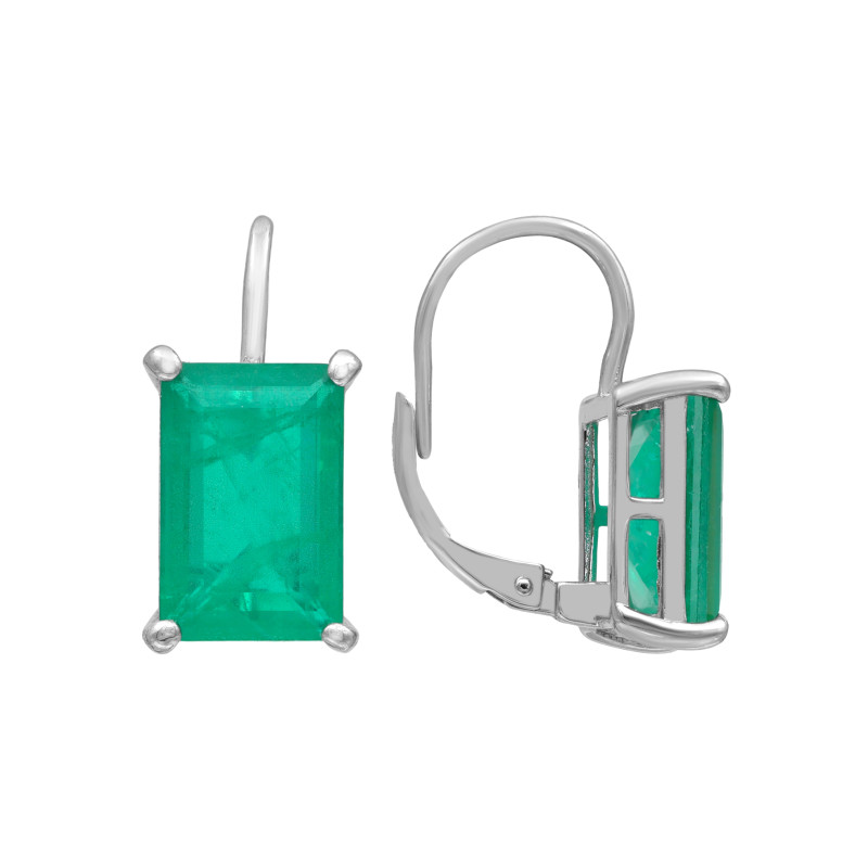 Серьги из серебра с кубическим цирконием