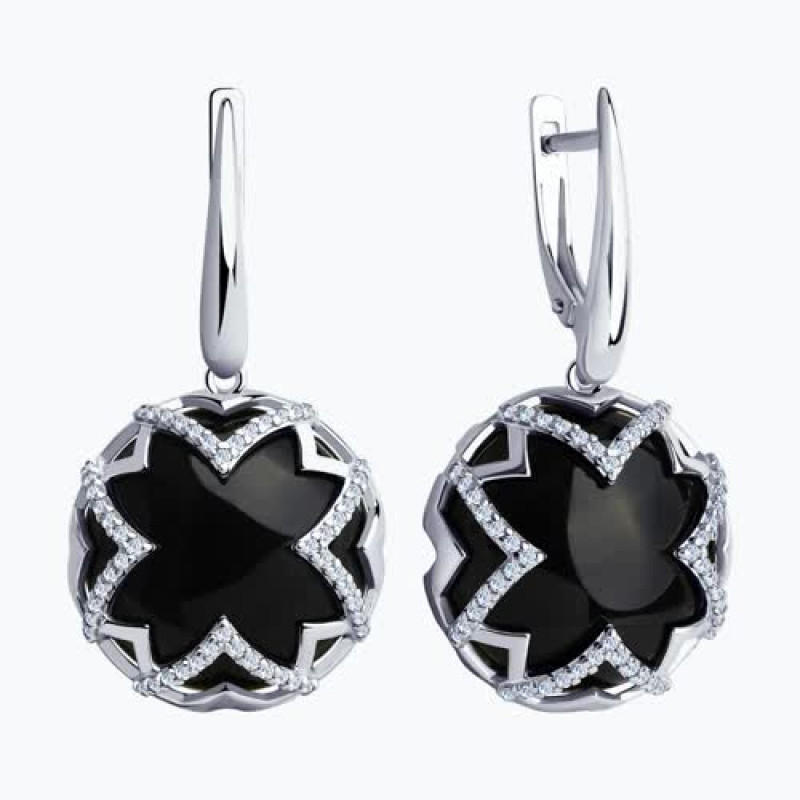 Комплект: серьги и кольцо