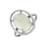 Кольцо серебряное с перламутром