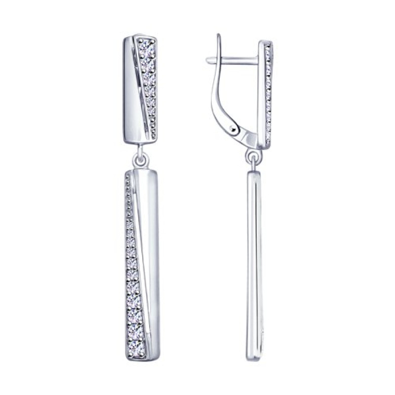 Комплект: серьги и подвеска