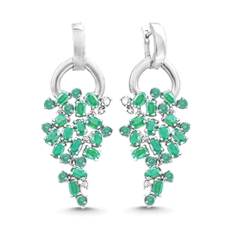 Комплект: серьги и кольцо