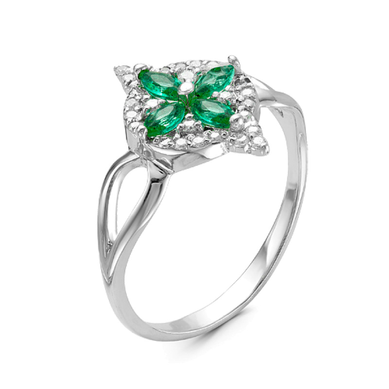 Комплект: серьги и кольцо