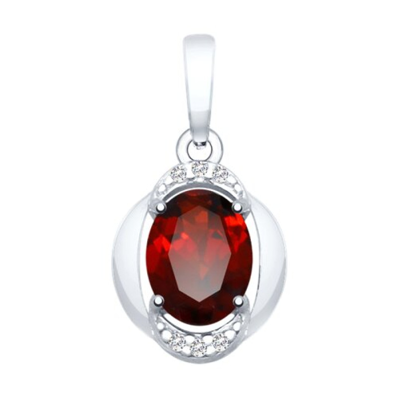 Комплект: серьги и подвеска