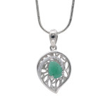 Комплект: серьги, кольцо и подвеска