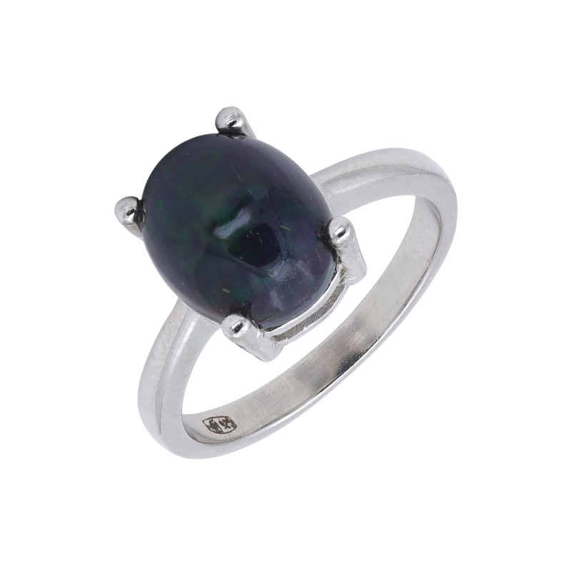 Серебряное кольцо с опалом