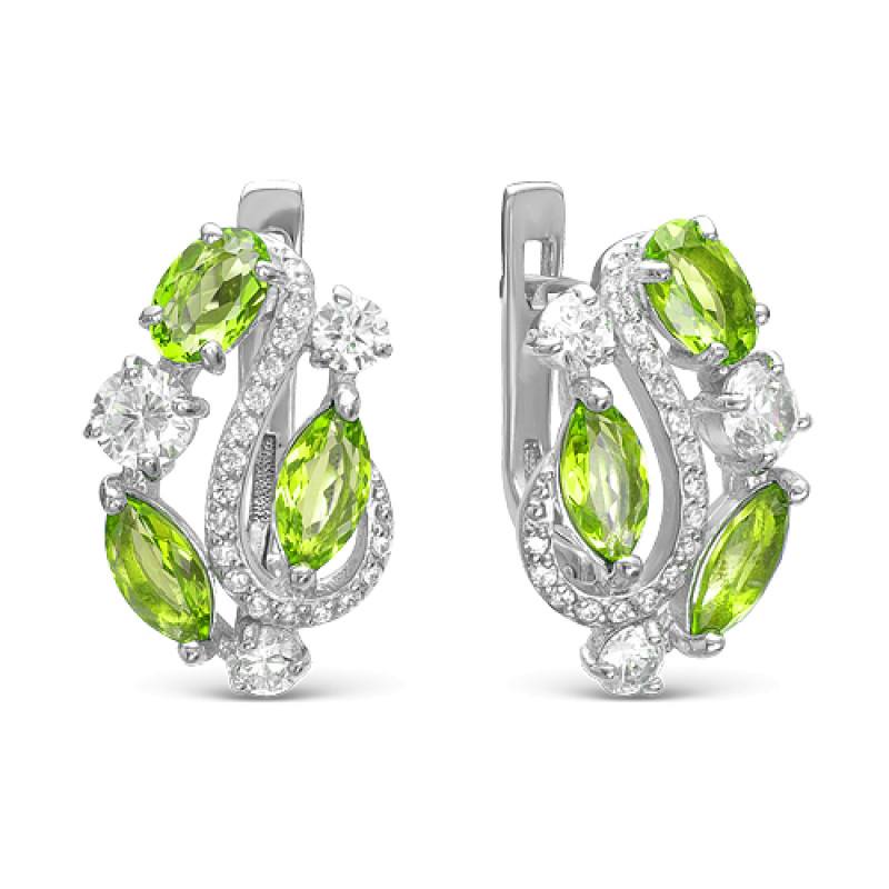 Комплект: серьги и кольцо