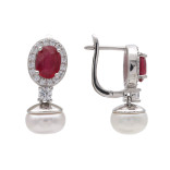 Комплект: серьги и кольцо