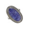 Серебряное кольцо с сапфиром