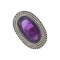 Серебряное кольцо с аметистом