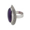 Серебряное кольцо с аметистом