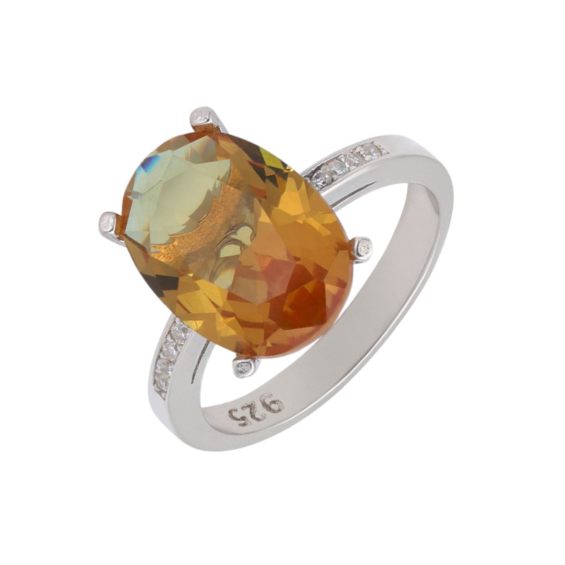 Кольцо из серебра с султанитом