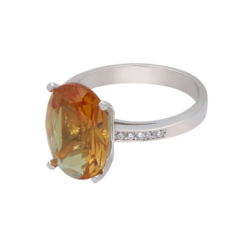 Кольцо из серебра с султанитом