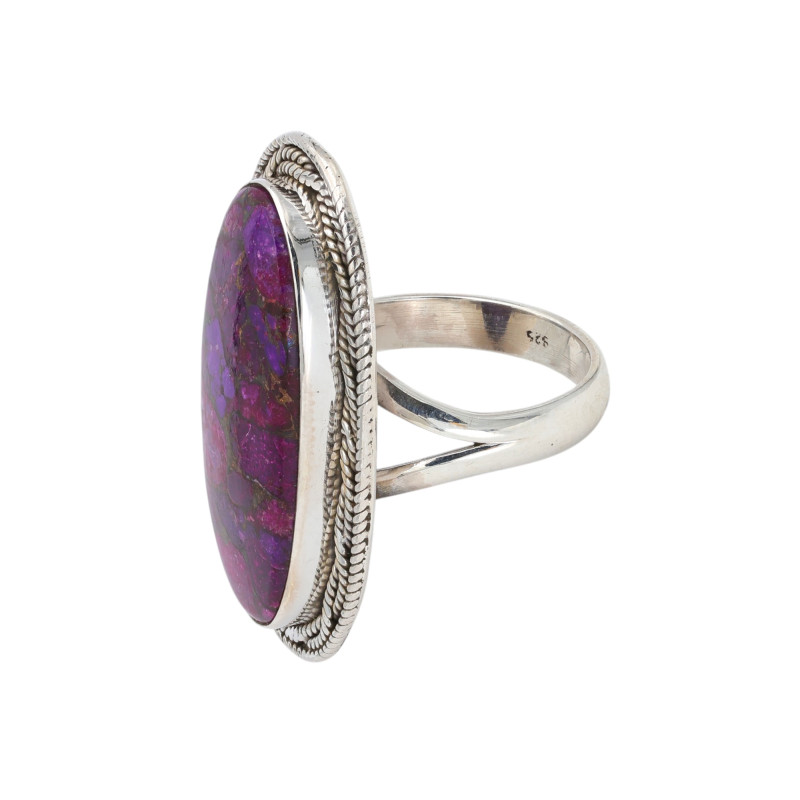 Кольцо из серебра с бирюзой