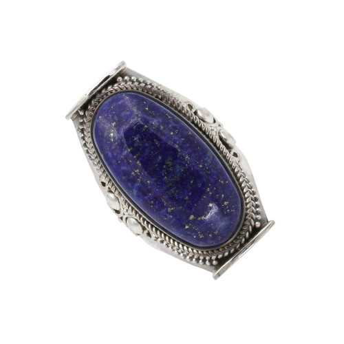 Серебряное кольцо с лазуритом