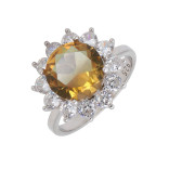 Серебряное кольцо с султанитом