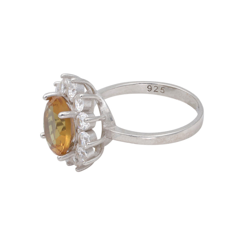 Серебряное кольцо с султанитом