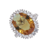 Кольцо из серебра с султанитом