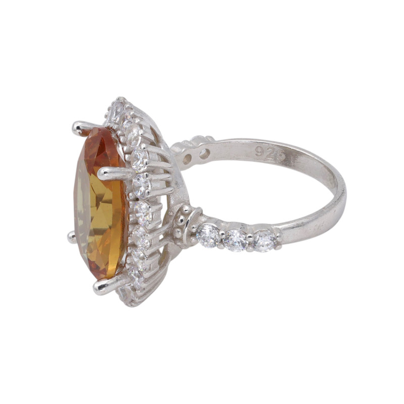 Кольцо из серебра с султанитом