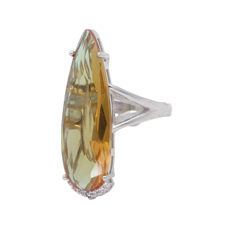 Кольцо серебряное с султанитом