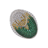 Серебряное кольцо с кубическим цирконием