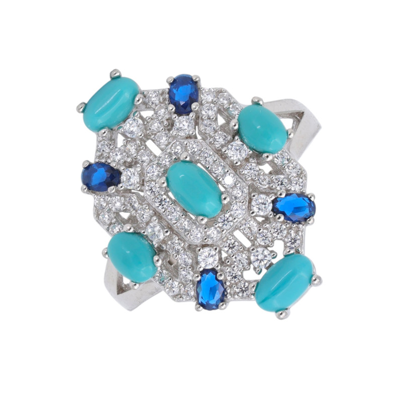 Серебряное кольцо с бирюзой