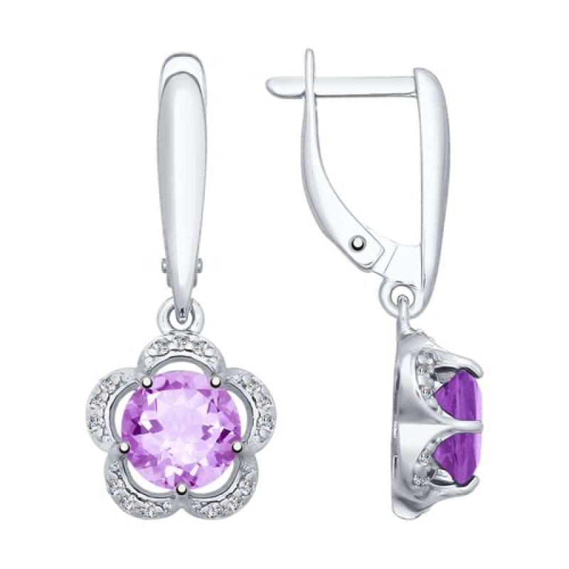 Комплект: серьги и подвеска