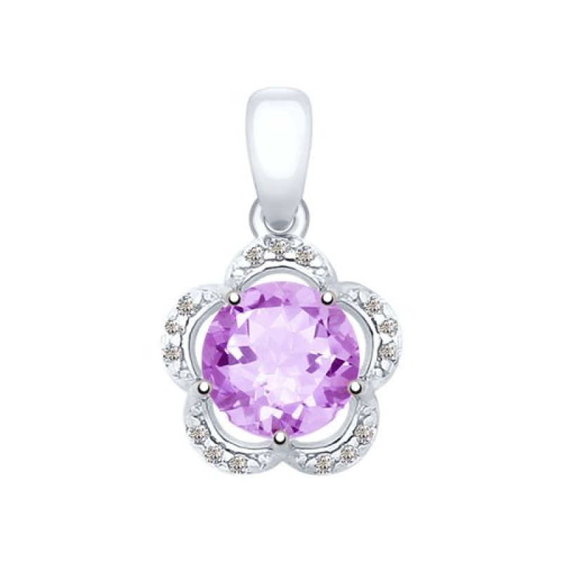 Комплект: серьги и подвеска