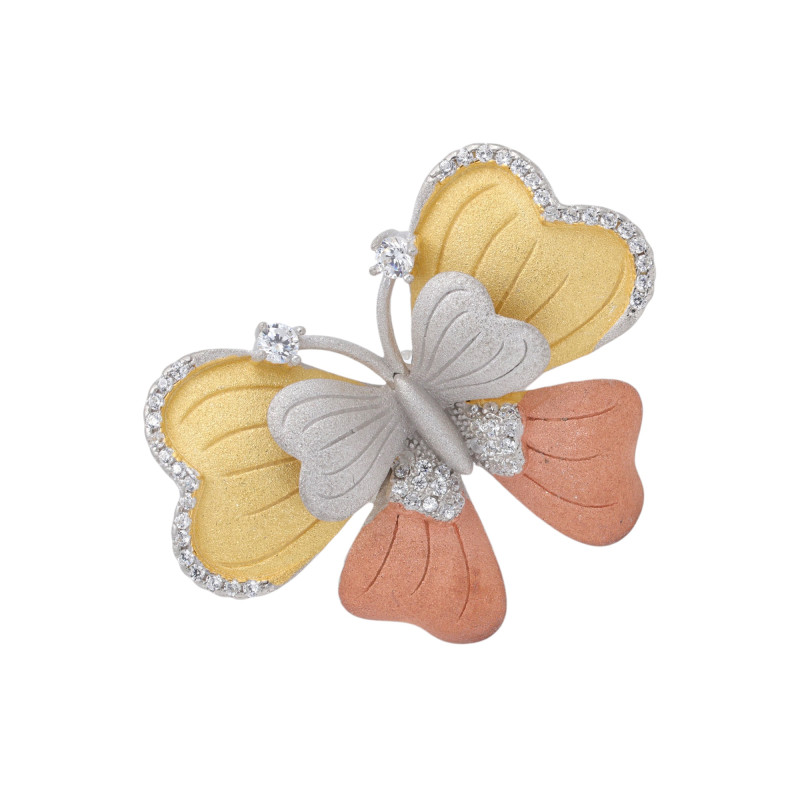 Серебряное кольцо с кубическим цирконием