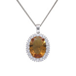 Подвеска серебряная с султанитом