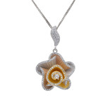 Серебряная подвеска с кубическим цирконием