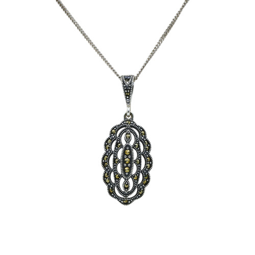 Комплект: серьги, кольцо и подвеска