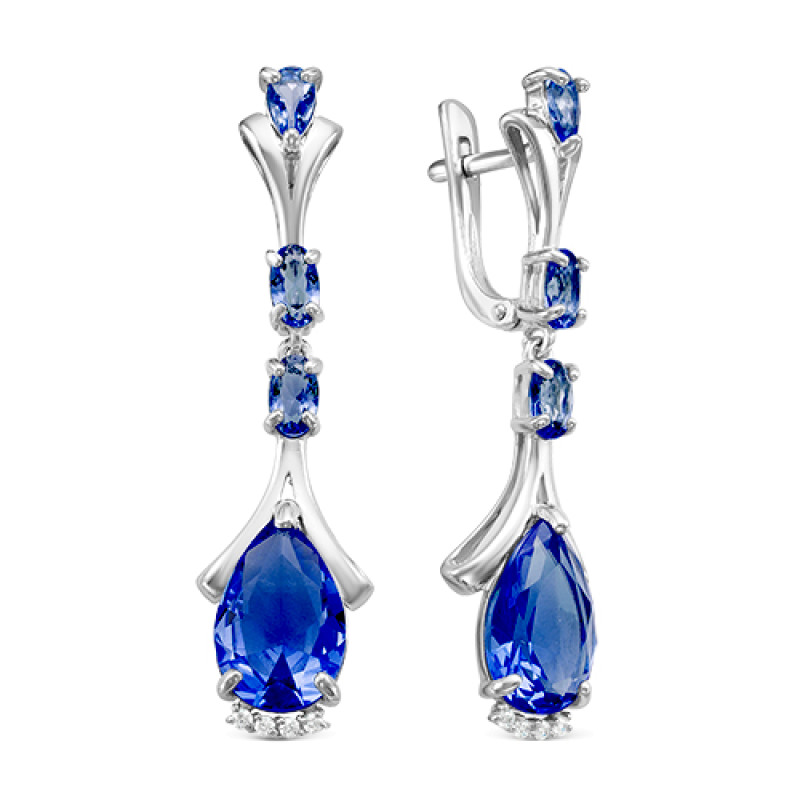 Комплект: серьги и кольцо