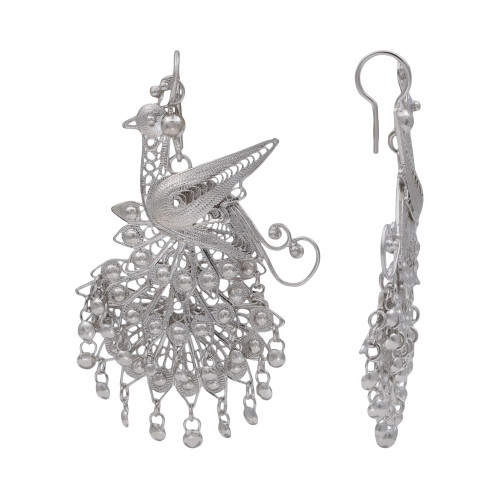 Серьги из серебра 