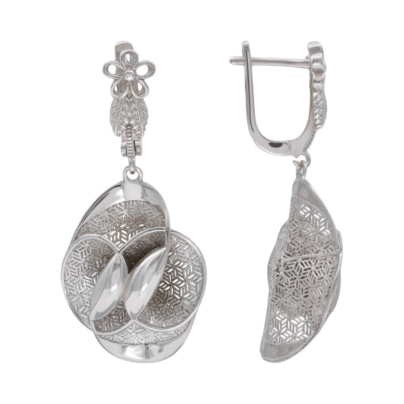 Серебряные серьги