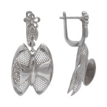 Серьги серебряные