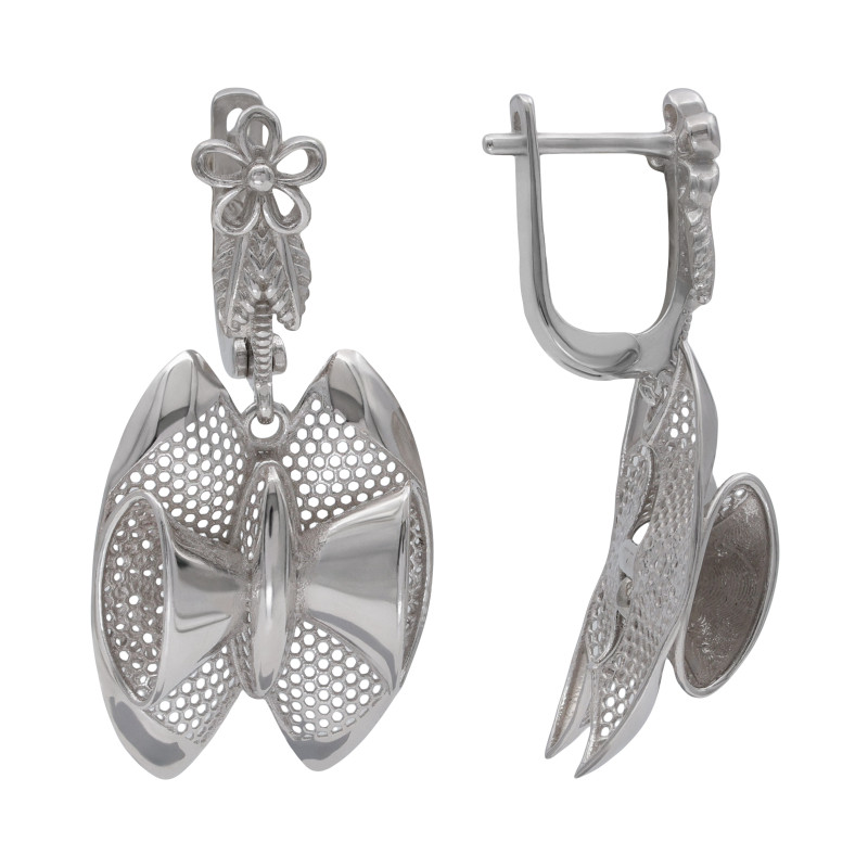 Серьги серебряные