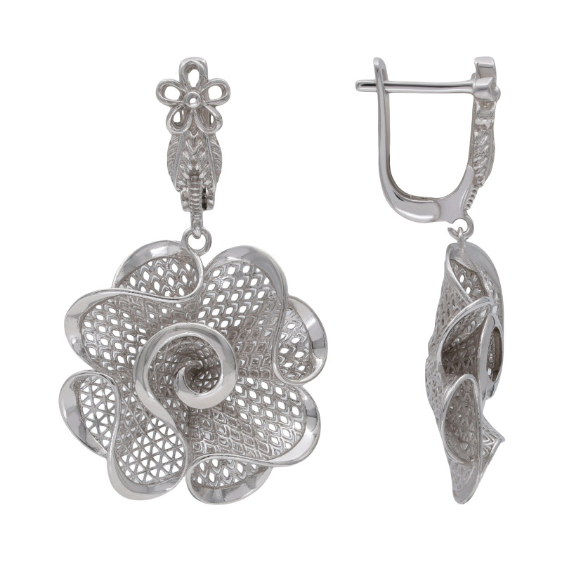 Серьги из серебра