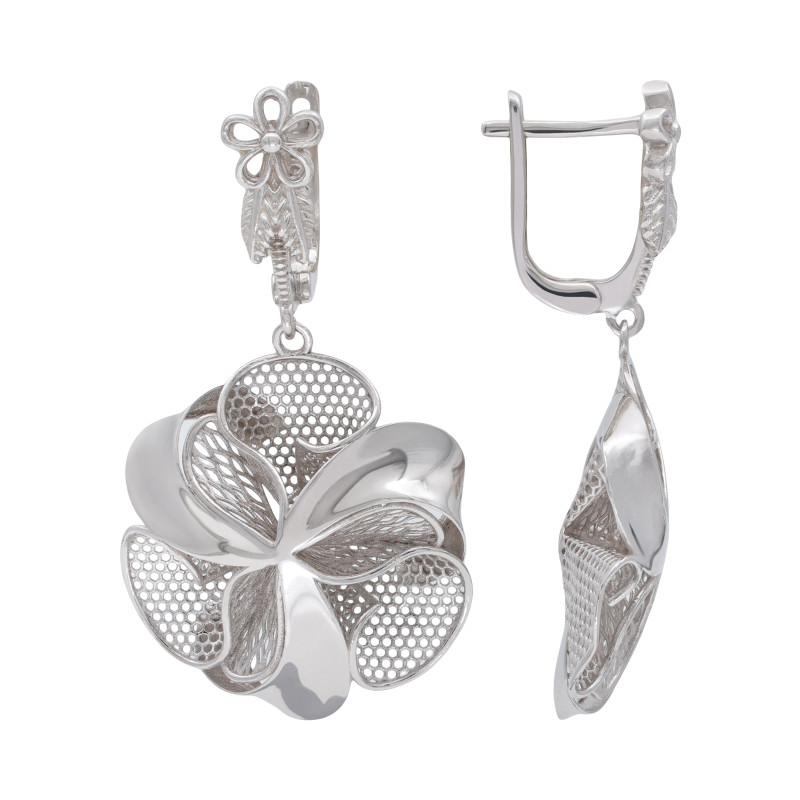 Серебряные серьги