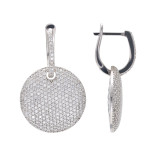 Серьги серебряные с кубическим цирконием