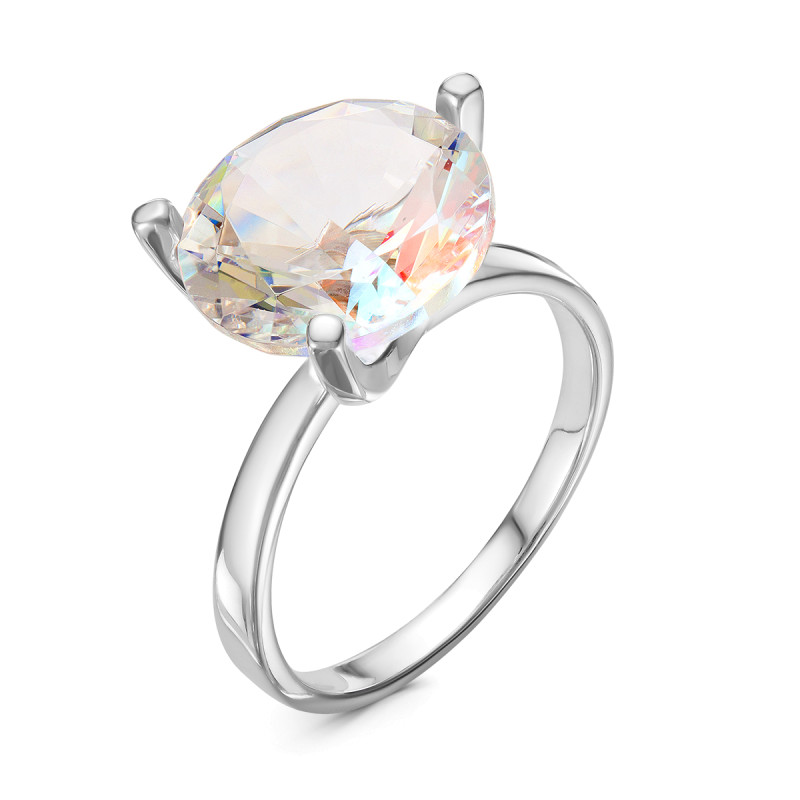 Кольцо с плавленым кварцем