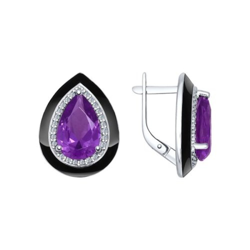 Комплект: серьги и кольцо