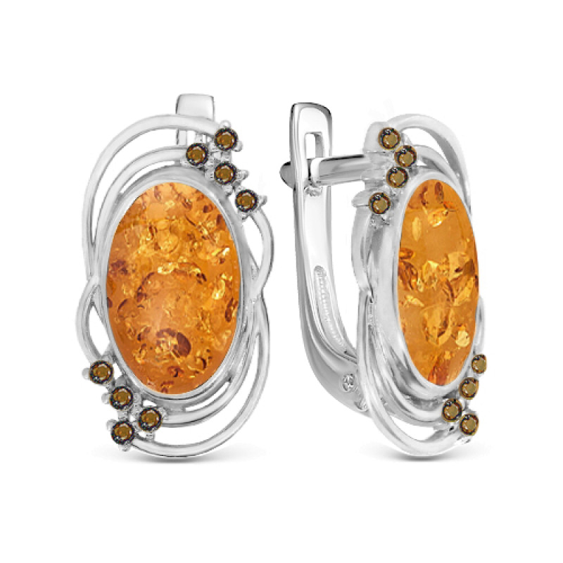 Комплект: серьги и кольцо