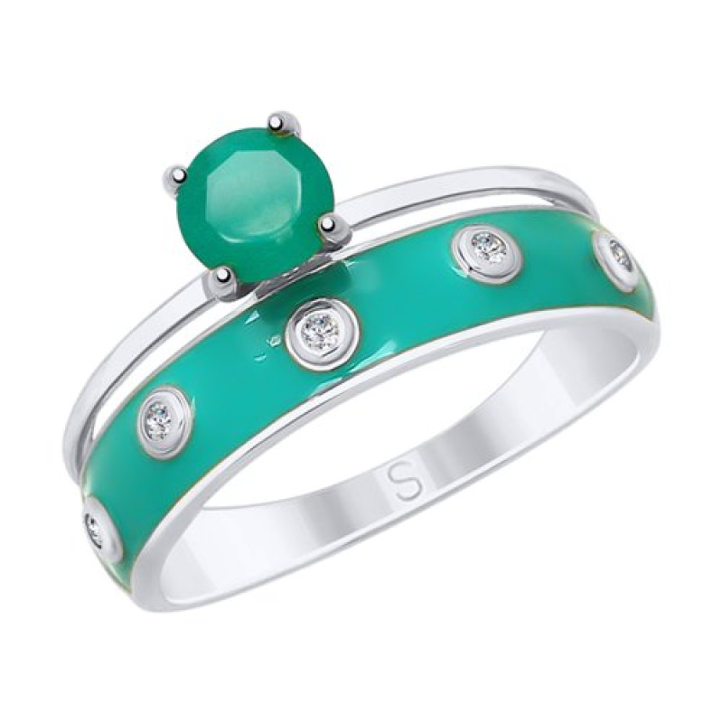 Комплект: серьги и кольцо