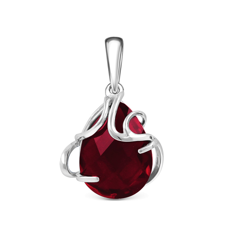 Подвеска с плавленным кварцем