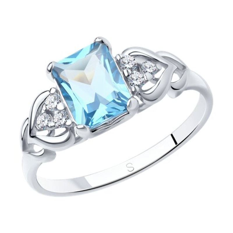 Комплект: серьги и кольцо