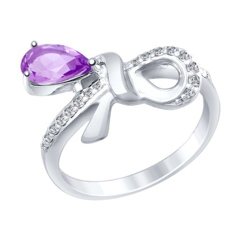 Комплект: серьги, кольцо и подвеска