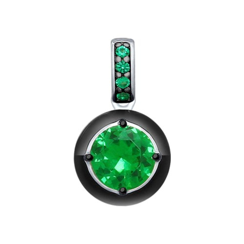 Комплект: серьги и подвеска