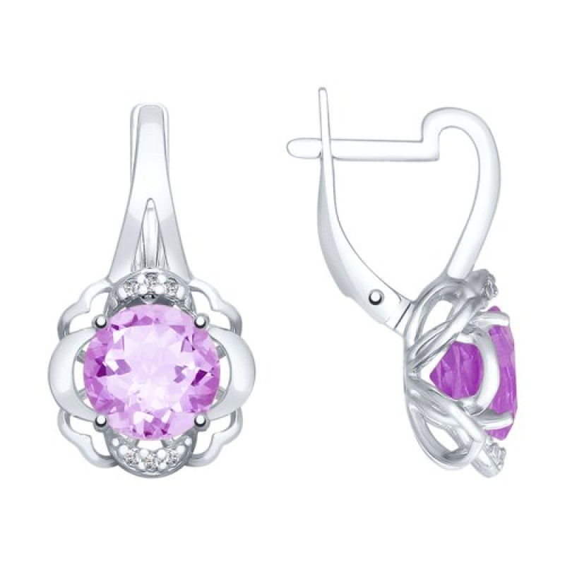 Комплект: серьги и подвеска