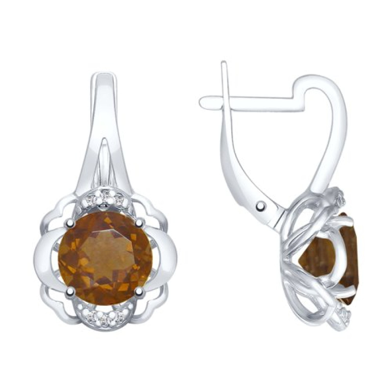 Комплект: серьги и подвеска