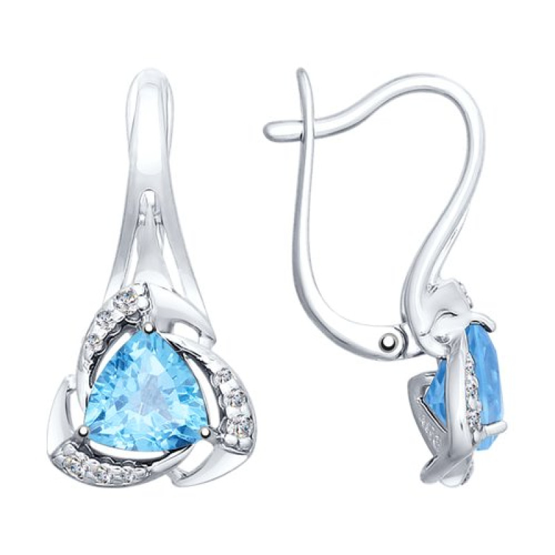 Комплект: серьги и кольцо